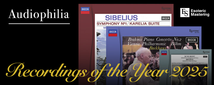 ESOTERICの名盤復刻シリーズ3タイトルがAudiophiliaのRecordings of the Year 2025を受賞