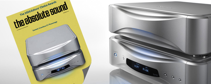 The Grandioso E1 was featured on the front page of The Absolute Sound.