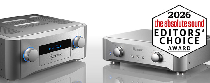 The F-01 / E-02 has been awarded “The Absolute Sound 2026 Editors’ Choice”