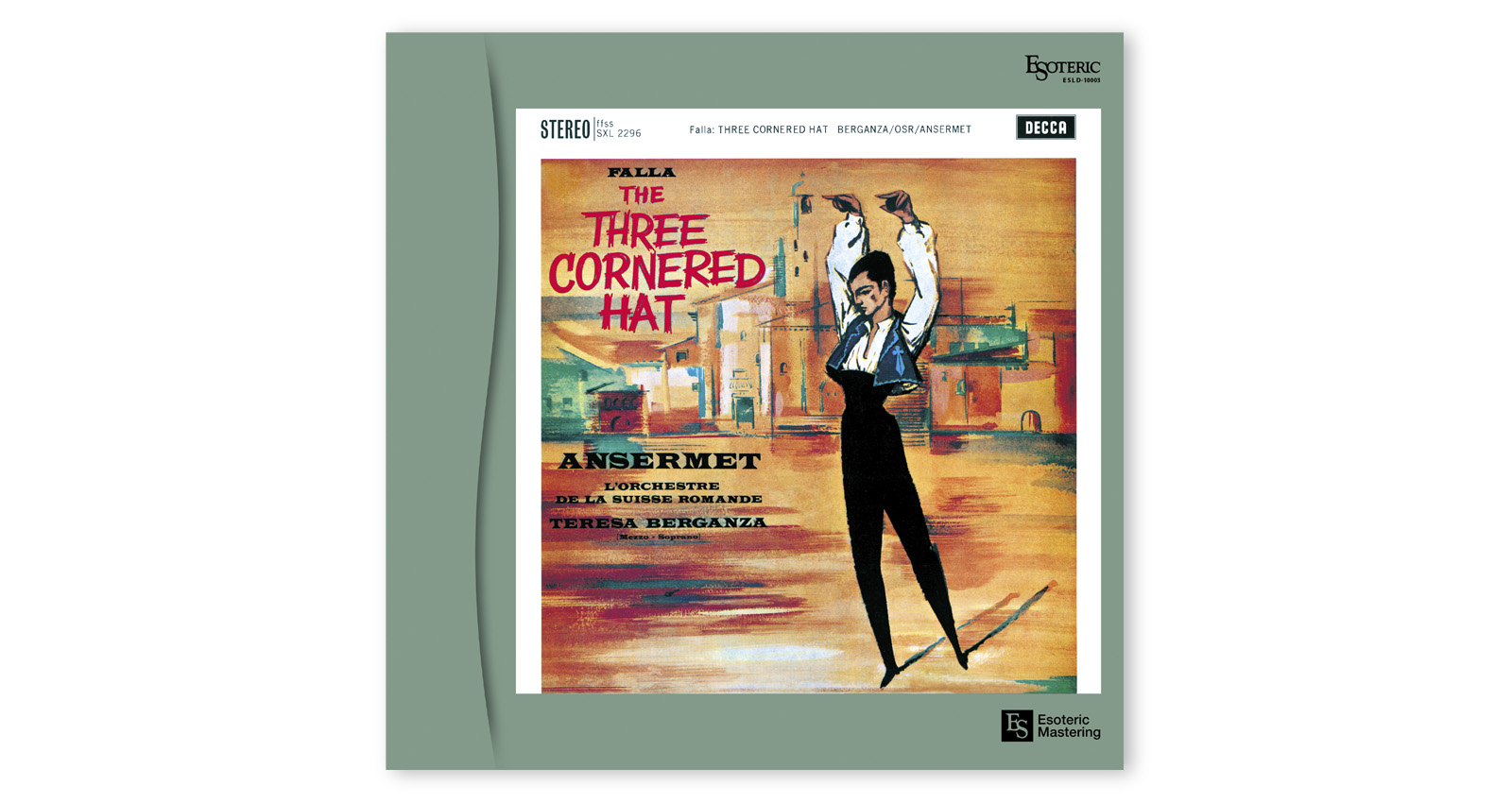 Manuel De Falla: The Three Cornered Hat, Teresa Berganza/Ernest Ansermet/L'Orchestre De La Suisse Romande - LP 180g Vinyl, Limited, Remastered