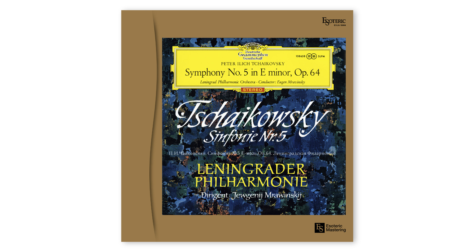 Pyotr Ilyich Tchaikovsky: Symphony No.5, Yevgeny Mravinsky/Leningrad Philharmonie - LP 180g Vinyl, Limited, Remastered