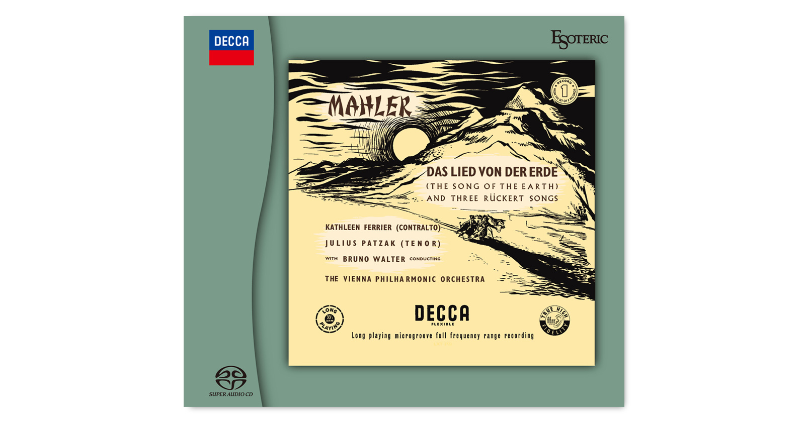 Gustav Mahler: Das Lied von der Erde, Ruckert-Lieder, artist/Bruno Walter/Wiener Philharmoniker - Hybrid SACD, Limited, Remastered