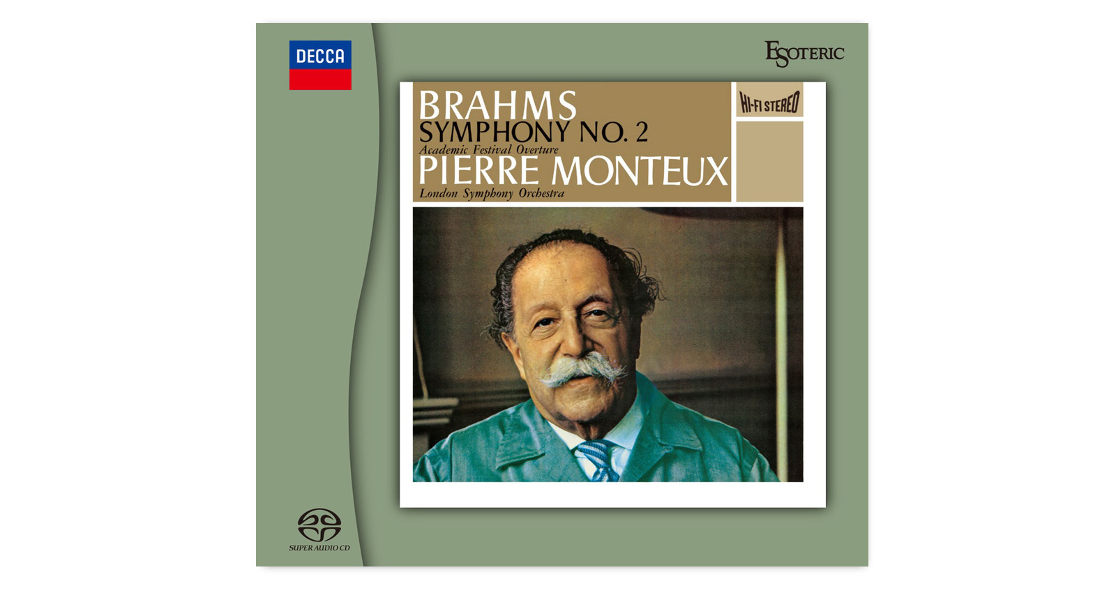 Johannes Brahms: Symphonie No. 2, Academic Festival Overture, Pierre Monteux/London Symphony Orchestra - Hybrid SACD, Limited, Remastered