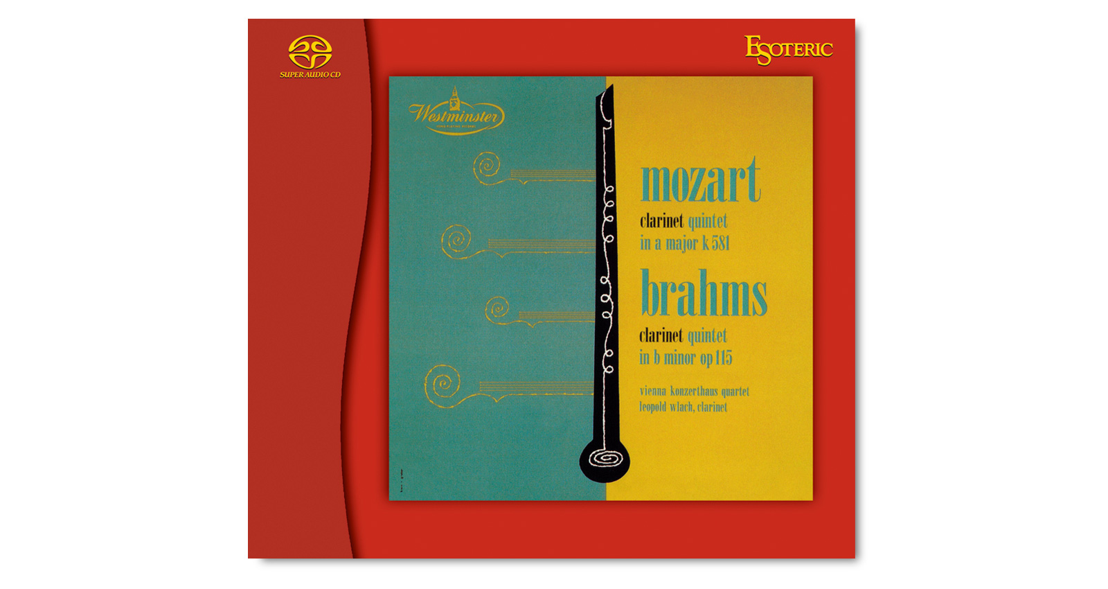 MOZART / BRAHMS Clarinet quintet | 特長 | エソテリック：日本の